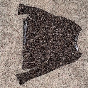 Cheetah print blouse